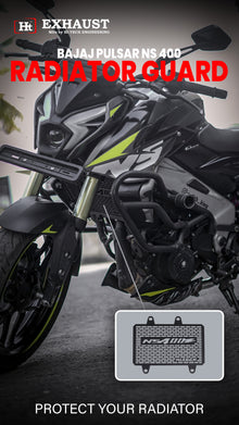 RADIATOR GUARD BLACK FOR BAJAJ NS 400 Z - RD 933