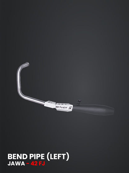 JAWA  42 fj BEND PIPE (SS) WITH EXHAUST (BLACK) AND COVER / SB 1208