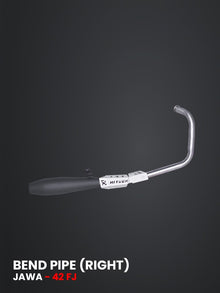 JAWA  42 fj BEND PIPE (SS) WITH EXHAUST (BLACK) AND COVER / SB 1208
