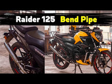 TVS RAIDER 125 Exhaust System Pipe Stainless Steel ( only bend pipe ) / SB 728
