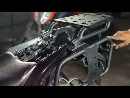 TOP RACK WITH SADDLE STAY FOR HONDA CBR 250R BLACK MATT – SB 744