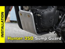 ROYAL ENFIELD HUNTER 350 O E TYPE SUMP GUARD SILVER - SB 731
