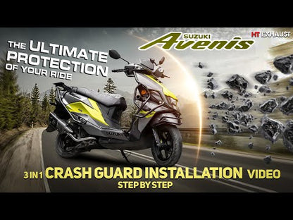 CRASH GUARD 3 IN 1 FOR AVENIS 125 BS6 SB 1009