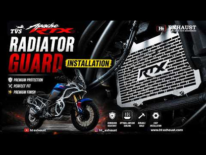 RADIATOR GUARD (BLACK) FOR APACHE RTX 300 / RD 951-BLK