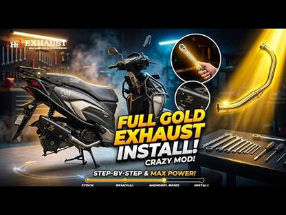 HERO XOOM 125 BEND PIPE / HTSC 145