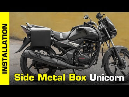 SIDE METAL BOX FOR UNICORN BS6 - HTEXHAUST - BOX 104