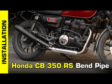 RS CB 350 BEND PIPE STAINLESS STEEL-SB 1017