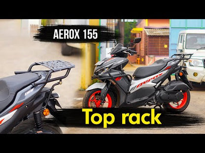TOP RACK FOR AEROX 155 BLACK MATT – SB 711