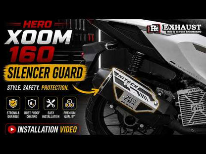 EXHAUST HEAT SHIELD SS FOR XOOM 160 - SB 1217