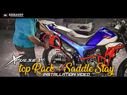 TOP RACK WITH SADDLE BLACK FOR XPULSE 210  / SB 1041-BLACK