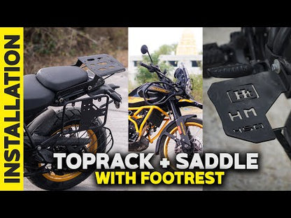 HIMALAYAN 450 TOP RACK WITH SADDLE - HM 406