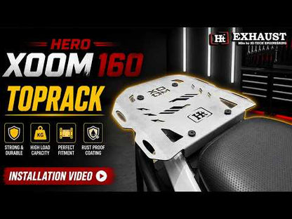TOPRACK FOR XOOM 160 BLACK - SB 1222-BLK