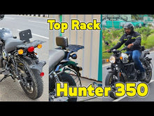 TOP RACK WITH REMOVABLE SEAT REST FOR HUNTER 350 – BLACK MATT – SB 657