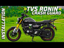 CRASH GUARD WITH 2 METAL SLIDER FOR TVS RONIN 225 Black matt -SBTVS 114