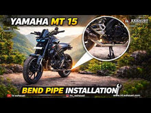 DUAL SENSOR FULL SYSTEM BEND PIPE FOR YAMAHA MT 15 , R15V4 & XSR / SB 722