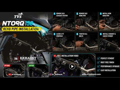 TVS NTORQ 150 BEND PIPE / HTSC 156