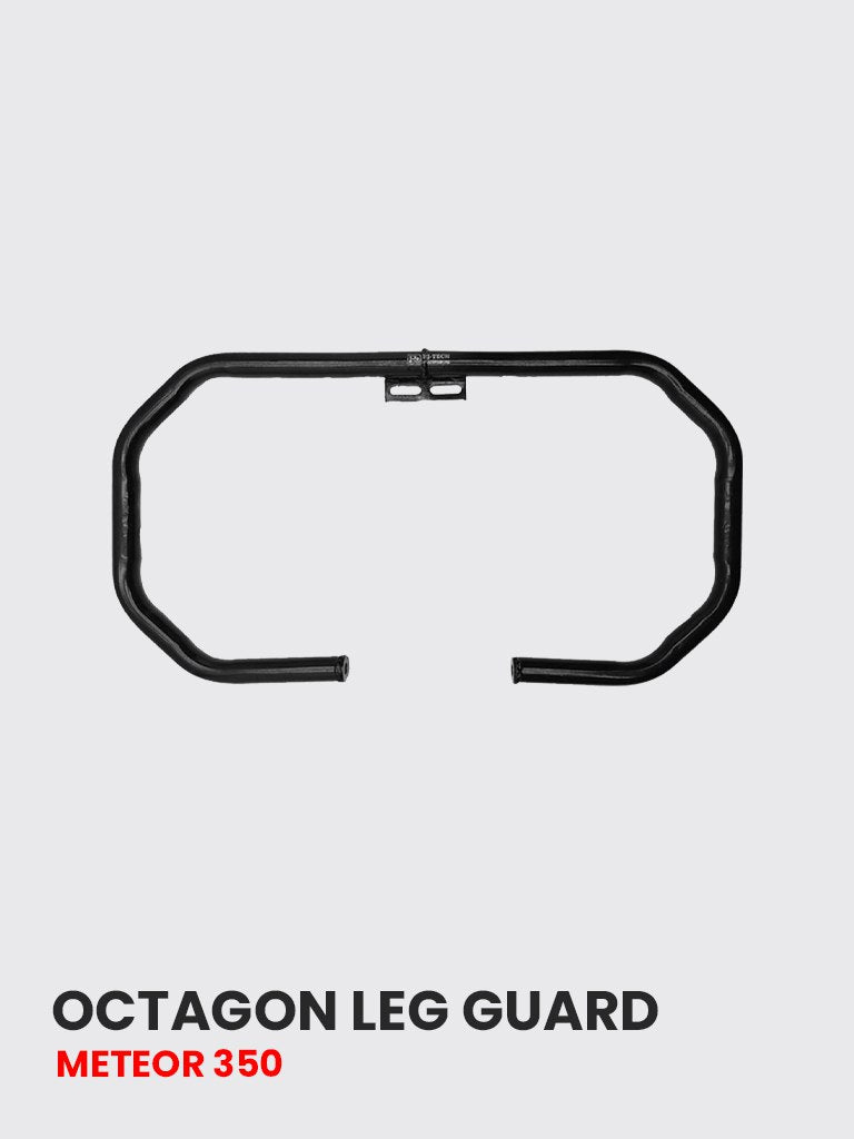 Meteor 8-BEND leg guard black matt - REM 603