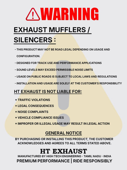 HT MINI EXHAUST  / SB 795