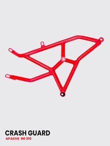 Apache RR310 crash guard with metal slider - SB 1002-RED
