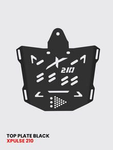 TOP PLATE BLACK FOR XPULSE 210 2025 / SB 1040-BLACK