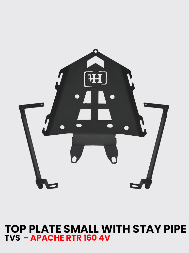 Apache RTR 200 4v TOP RACK With Small Plate SBTVS 104-SMALL