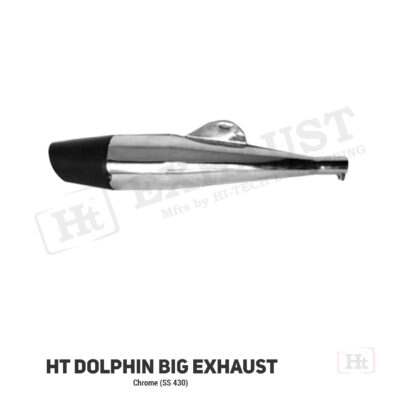 HT Shark Big Exhaust Chrome (SS 430) – RE 080C