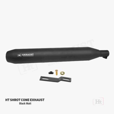 HTW Short Cone Exhaust Black Matt – RE 094B