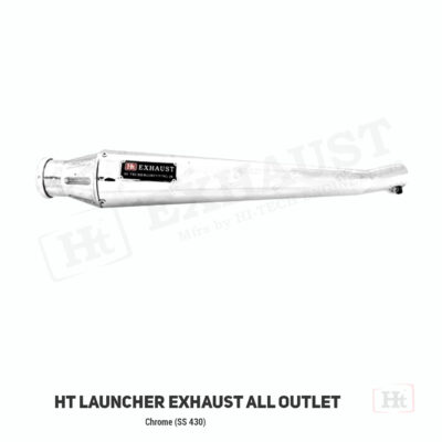 HT Launcher Exhaust All Outlet Chrome (SS 430)  -RE 079C