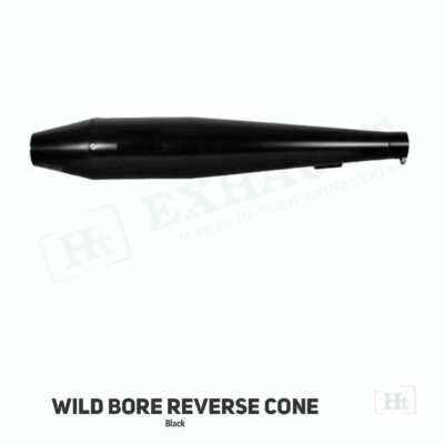 HT Wild Bore Reverse Cone Exhaust Black – RE 078B