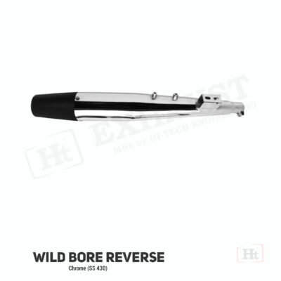 HT Wild Bore Reverse Cone Exhaust Chrome (SS 430) – RE 078C