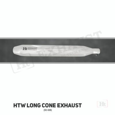 HTW Long Cone Exhaust Chrome (SS 430) – RE 095C