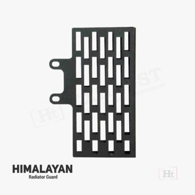 Himalayan Radiator Guard new design – Stainless Steel Black MATT – HM 206