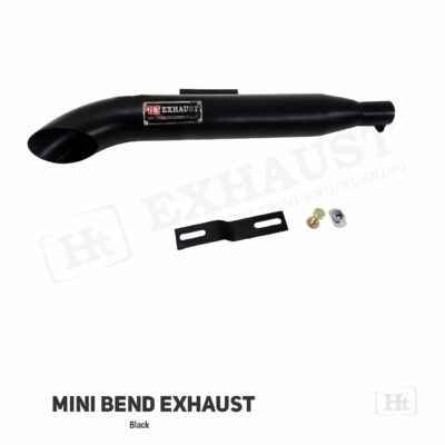 HT Mini Bend Exhaust Black – RE 098B
