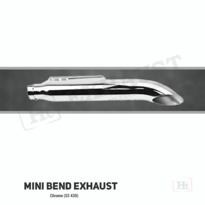 HT Mini Bend Exhaust Chrome (SS 430) – RE 098C
