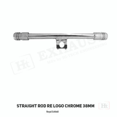 Straight Rod RE Logo Chrome 38mm – RE 015C