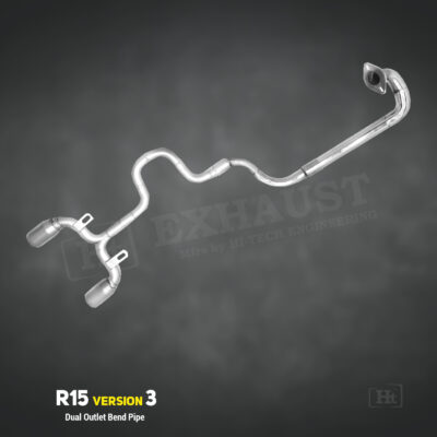 R15 V3 Dual Exhaust System Pipe Stainless Steel  ( only bend pipe ) – SB 530