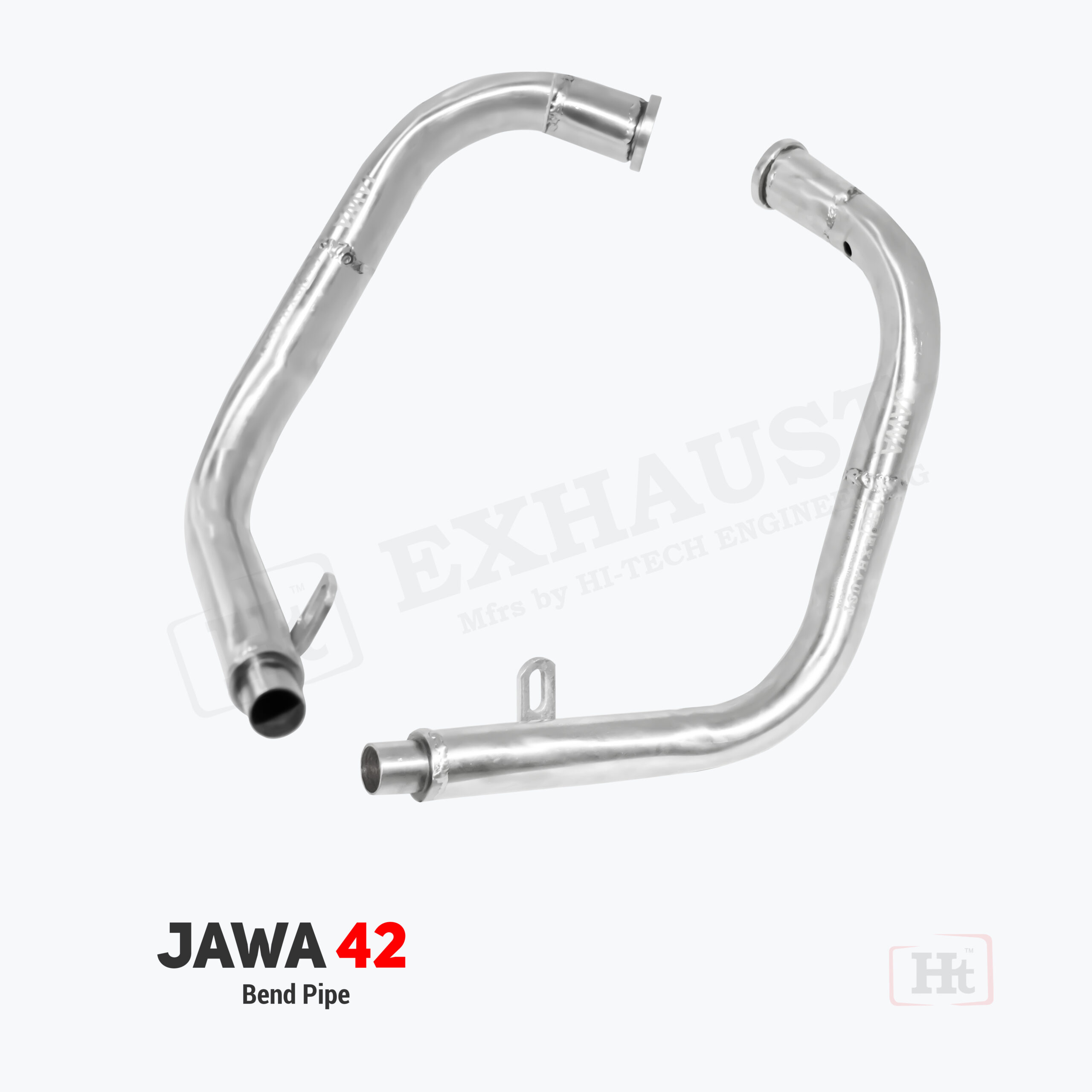 JAWA 42 & Roadster 350 FOR SILENCER BEND PIPE TWO SIDE - Ht