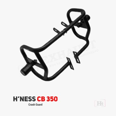 HT Honda CB 350  Hignness / RS  CRASH GUARD WITH METAL SLIDERS – SB 535 / Ht exhaust