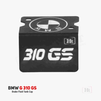BMW 310 GS front disc brake tank CAP Stainless steel Black matt – FTC 031
