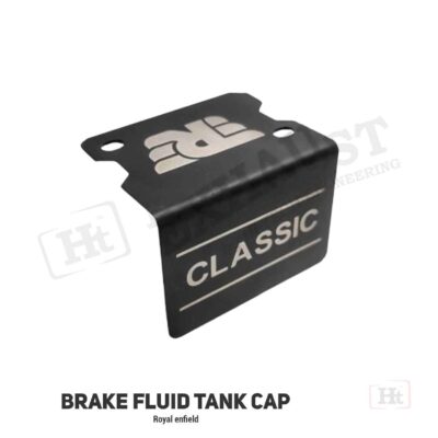 classic 350 front disc brake tank CAP Stainless steel Black matt – FTC 005