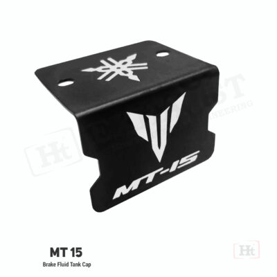MT15  front disc brake tank CAP Stainless steel Black matt – FTC 024