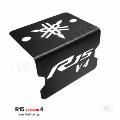 R15 V4 front disc brake tank CAP Stainless steel Black matt – FTC 034