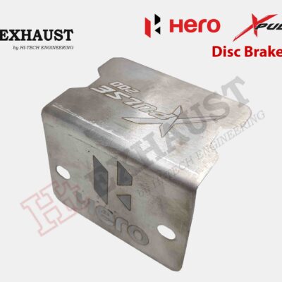 HERO XPULSE front disc brake tank CAP Stainless steel silver matt – FTC 019