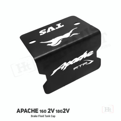 APACHE front disc brake tank CAP Stainless steel Black matt – FTC 026