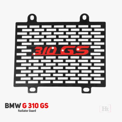 BMW 310 GS radiator guard with neon color GS310 logo (COLOUR OPTION AVAIALBLE) – RD 903 / ht exhaust
