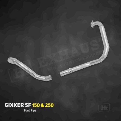 HITECH GIXXER SF 150/250 BS6 silencer bend pipe stainless steel – SB 578 / Ht exhaust