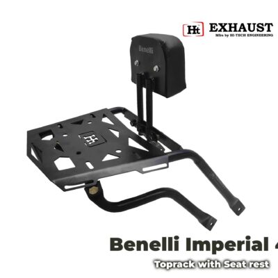 Benelli Imperial 400 Top rack with removable seat rest – SB 618 – ht exhaust