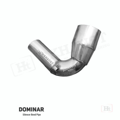 DOMINAR BS6 Silencer bend pipe – Stainless Steel – SB 613 – ht exhaust