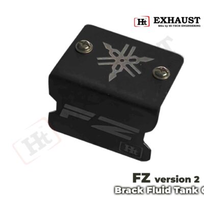 FZ v2 front disc brake tank CAP Stainless steel Black matt – FTC 059