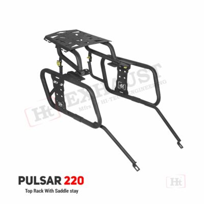Pulsar 220F Top Rack and saddle stay with removable seat rest – SB 638 – Ht Exhaust